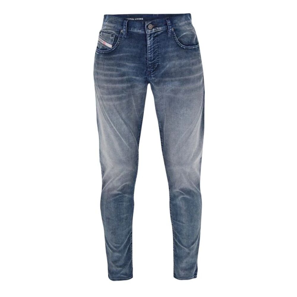 Diesel Mens 2019 D-Strukt Slim Jeans / Peacoat